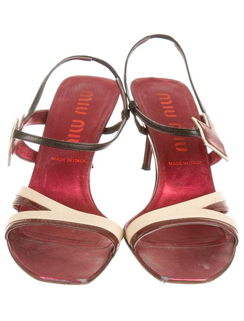 miu miu sandal sale|miumiu shoes usa.